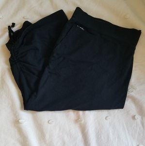 Ralph Lauren Cropped Black Sweatpants